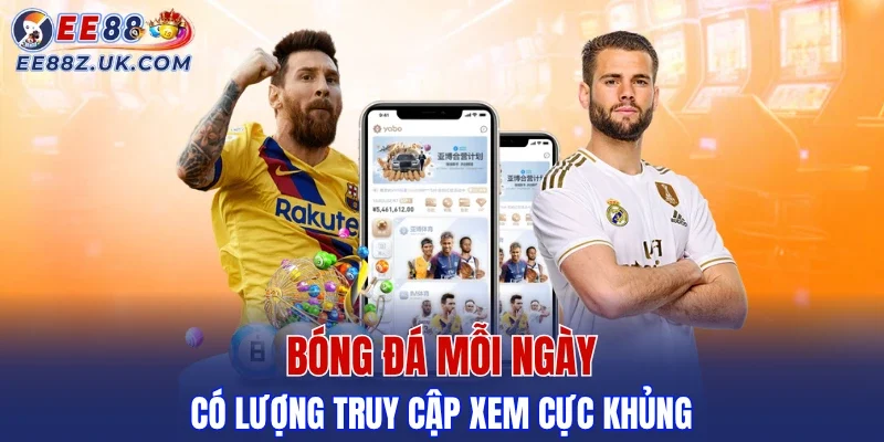 Bóng đá mỗi ngày có hàng nghìn lượt truy cập